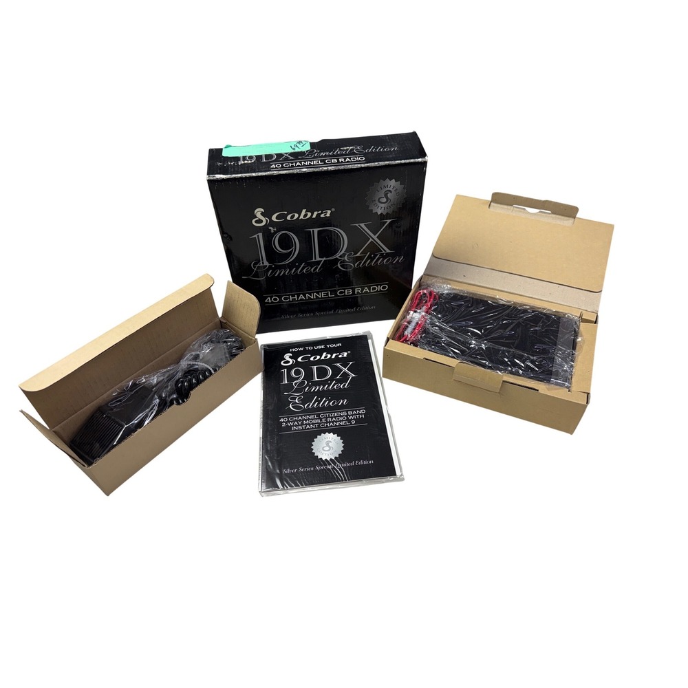 Cobra 19 DX Limited Edition 40 Channel‎ CB Radio Silver Series Special 2-way